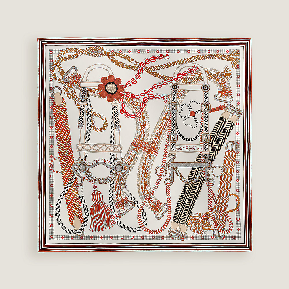 【 HERMES 】 Tout en Tresse カレ70 スカーフ tout-en-tresse-scarf-70--
